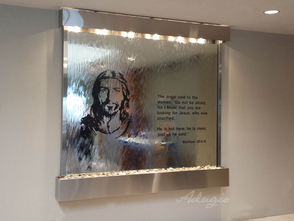 Custom engraving with scripture quote