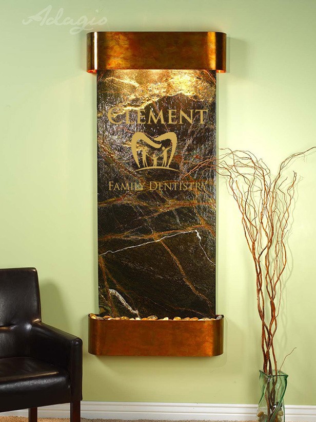 Clement Logo Water Feature