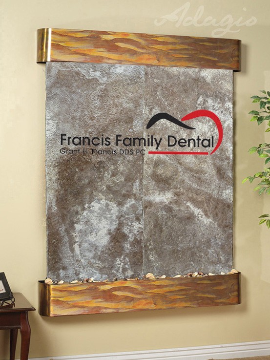Francis Family Logo Water Feature